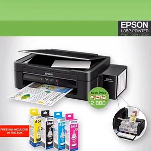 Epson L382 Restocked! Grab it before it’s gone ! Free delivery in Malé, Hulhumalé and to boats | Personal Computers | Facebook