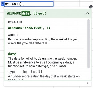 Google Sheets WEEKNUM Function: Complete Guide & Examples