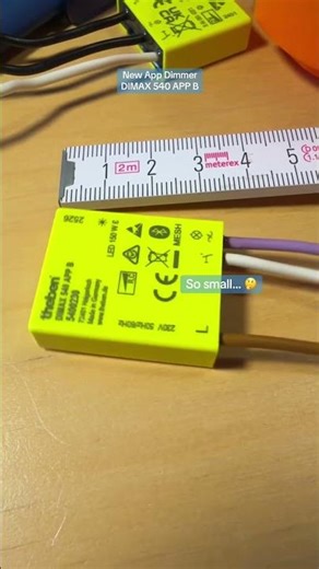 Flush-mounted dimmer with Bluetooth mesh required? Theben DIMAX 540 APP B! #shorts #electrician #diy