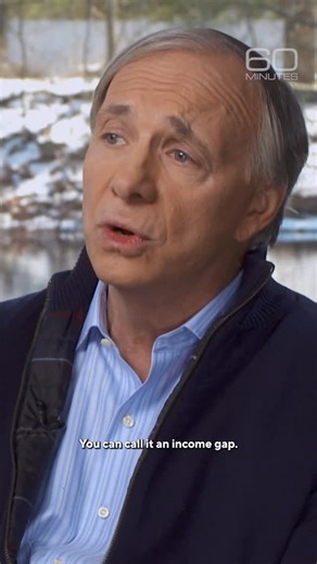 60 Minutes on Instagram: "In 2019, billionaire Ray Dalio told 60 Minutes the growing wealth gap in the country is a “national emergency.” He warned that the issue “threatens to split us.” This week, Treasury Secretary Scott Bessent announced Dalio as a new partner of the so-called “Trump Accounts” program, a tax-deferred investment vehicle for American children, intended to secure their financial future. Dalio pledged to make a $75 million donation to children in Connecticut."