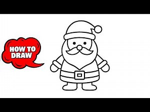 How to Draw Santa | Easy Step-by-Step Christmas Drawing Tutorial for Beginners