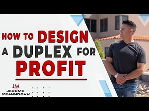 How To Design & Build A Duplex House for Profit