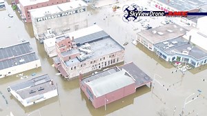 UPDATE: The Mississippi is expected to crest at 22.7 feet late Thursday which would be the highest on record. Our Skyview Drone caught this video of flooding high above downtown Davenport yesterday. | Iowa's News Now