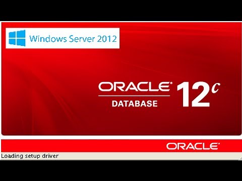 How to install Oracle 12c Database on Windows Server 2012 64 bit.