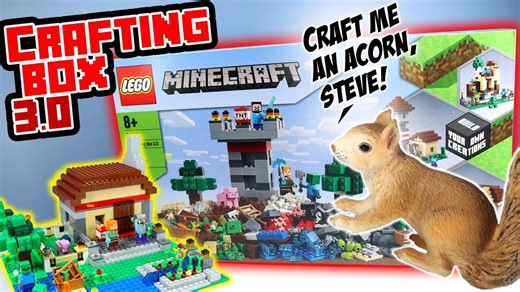 Lego Minecraft Crafting Box 3.0 Build Review 2020