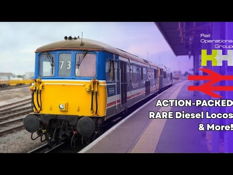 BEST NON-STOP Action - RARE Diesel Locos & More!