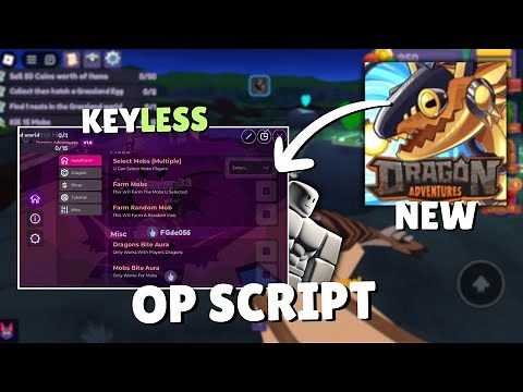 *NEW* Dragon Adventures Script | Pastebin 2025 | | Auto Farm, Auto Kill Dragons, Auto Hatch & More |