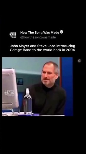 John Mayer And Steve Jobs Introduce GarageBand Part 1