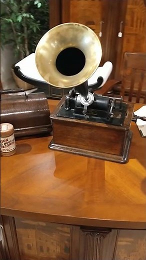 120 Year Old Antique Edison Record Player