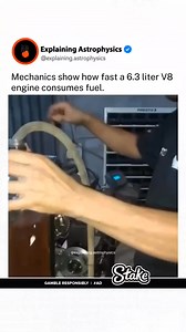 Mechanics showcase how V8 engines consume fuel rapidly, highlighting their impressive power and performance. While these engines offer strong acceleration and smooth power delivery, they burn fuel much faster than smaller engines, especially under heavy acceleration. Understanding this trade off helps drivers make informed choices about efficiency and performance. . Credit: unknown All rights and credits reserved to the respective owners. This video is for educational purposes only. Dm for Remov