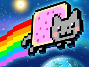 Walkthrough Nyan Cat Lost In Space . BrightestGames.com