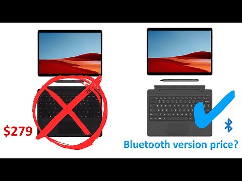 Surface Pro 8 ⭐ BLUETOOTH KEYBOARD!!! (with pen storage) ⭐ But how much does it cost?