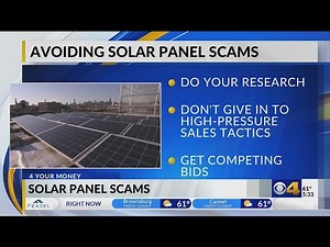 Beware of 'free solar panels' scams