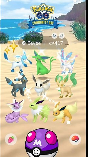 Getting Lucky With✨️Shiny Eeveelution in Pokemon GO