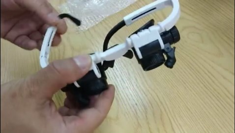 Magnifier Glasses 8X 15X 23X Magnifying Glasses LED Headband Glass Eye Magnifying Repair Tool Watchmaking Coin Stamp Currency Book Errors Jewelry Necklace Beading Biology Loupe Microscope