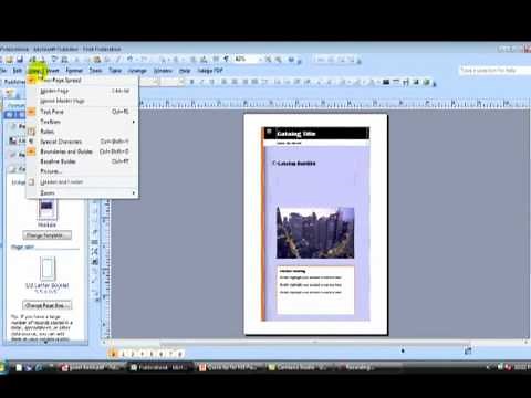 MS Publisher Tip How to create a booklet and share it as a PDF .mp4