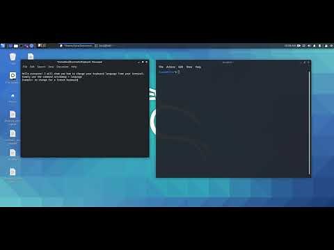 How to quickly change keyboard language and layout qwerty/azerty from terminal - kali linux