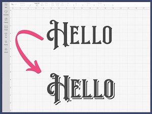 How to add shadow to text in Cricut Design Space