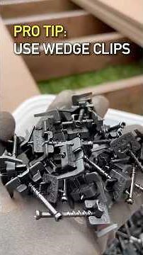FASTEST way to Install TREX Decking with CAMO WEDGE CLIPS