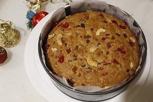 Rum Fruit Cake Recipe | Christmas Fruit Cake Recipe with Rum -