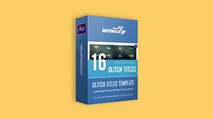16 Free Glitch Titles After Effects Template