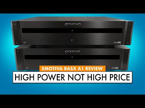 The MORE AFFORDABLE Emotiva To Buy? BasX A1 Review - EMOTIVA REVIEW