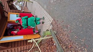 Elf’s comical reaction to fake snake prank makes for a perfect Christmas comedy