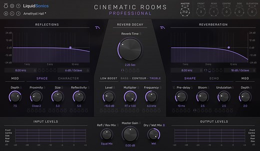 Cinematic Rooms Surround & Atmos Reverb Plugin - AAX, VST, AU -