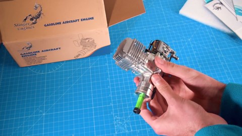 Great RC plane gasoline engine | Stinger 15CC gas - petrol engine (my first engine)