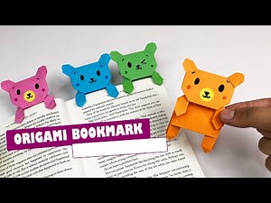 DIY Adorable Origami Bookmark | Easy Paper Craft Tutorial