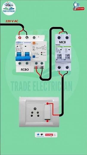 RCBO and Switch Board Connection || RCBO Connection
