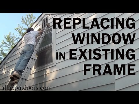 How to Install a Replacement Window in an Existing Frame (We used an Andersen Silver Line Window)
