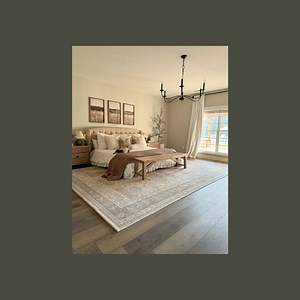 POV: you’re a homebody, so you want your home cozy and calming! 🤎 Comment HOME and I’ll send you links to everything in here. Here are a few of my favorite views of our bedroom.. I took these in the evening glow. I try to keep our home soothing and cozy! I just recently switched to this rug in here and I fell in love. It’s so warm and cozy. I also changed the art above the bed not too long ago. I wanted something a little cozier with a little more color. I actually just flipped the other art ov