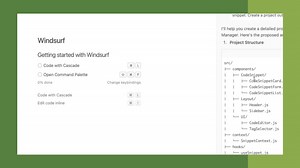 Build with AI: Code Snippet Manager with Windsurf Online Class | LinkedIn Learning, formerly Lynda.com