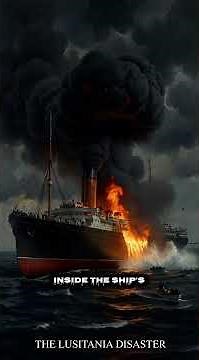 RMS Lusitania: The Ship That Changed WWI Forever 🌍🔥#lusitania #shorts