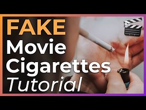 How to Roll a Fake Cigarette for Costume Props or Pranks