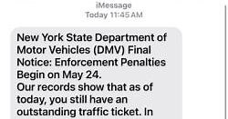 Many New York, New Jersey residents hit with fake traffic ticket texts