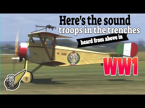Four Noisy WW1 Fighter Aircraft