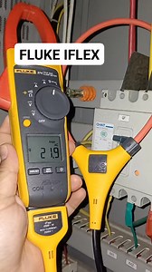 37K views · 229 reactions | Fluke iflex Testing Current reading Multimeter Clamp meter Multitester Tools #electrician #relay #panelboard #control #power #technician #switch #wiring #diy #electrical | Electricians Guide | Facebook