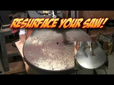 Resurfacing A Rusty Saw Table To Like New Condition