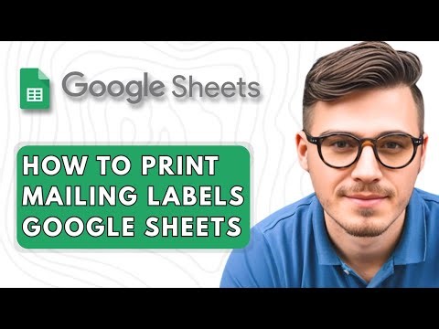 How to Print Mailing Labels Google Sheets [2025 Guide]