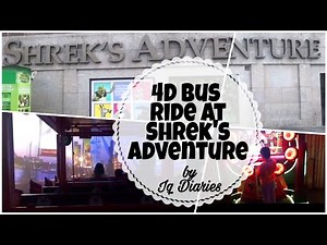 Shrek's Adventure | 4D bus Feels like real | Exciting ride.
