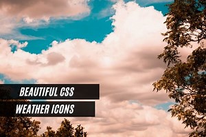 10 Beautiful CSS Weather Icons (Demos   Free Downloads) | Wpshopmart