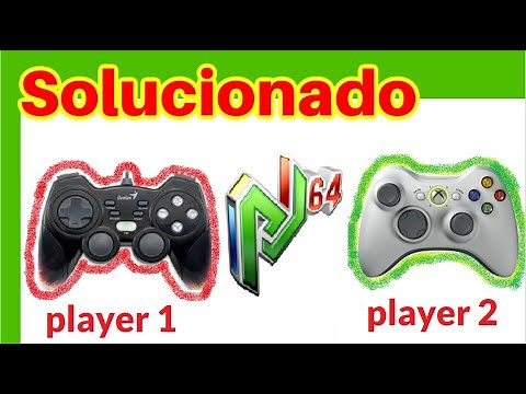 Como jugar en el Emulador Project64 con dos mandos 2023