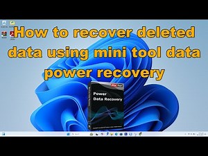 How to recover deleted data using mini tool data power recovery