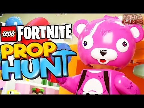 Fortnite LEGO Prop Hunt! LEGO Hide & Seek! - Zebra's Fortnite Fun