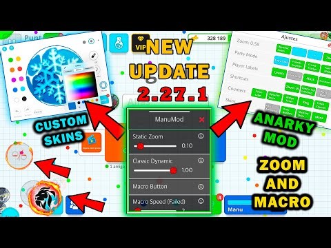 XELAHOT MACRO AND ZOOM TUTORIAL - NEW MOD - NO JAILBREAK - NEW VERSION 2.27.1 - AGAR.IO MOBILE