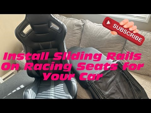 How To Install Sliding Rails/Brackets onto Racing Seats for Your Car