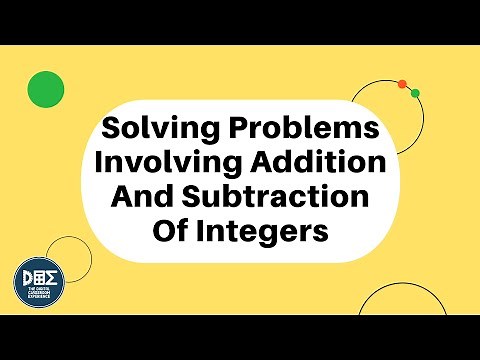 Solving Word Problems Involving Adding and Subtracting Integers | Grade 8 Math - Unit 1 - Lesson 2