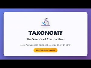 Taxonomy Explained: The Science of Classification | Binomial Nomenclature & Carl Linnaeus